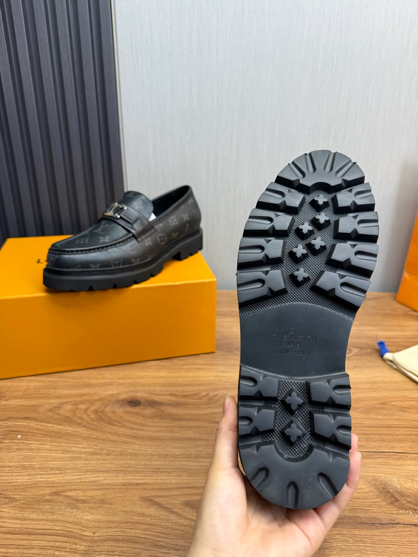 Factory 680💰 LV. Men's business casual leather shoes, all made of imported original brand leather, just to create a more comfortable wearing experience, original non-slip and wear-resistant outsole ✔️16-45 (38.45 non-returnable)